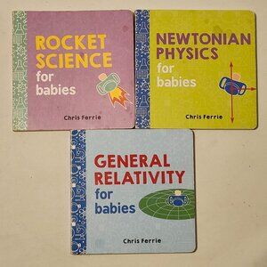 CHRIS FERRIE Rocket Science for Babies Book Lot of 3 Preowned